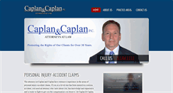 Desktop Screenshot of caplanlawfirm.com